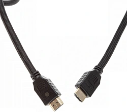 Кабель аудио-видео Cactus CS-HDMI.2-1.5 HDMI (m)/HDMI (m) 1.5м. позолоч.конт. черный