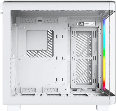 Корпус Montech King 95 белый без БП ATX 9x120mm 6x140mm 2xUSB3.0 audio bott PSU