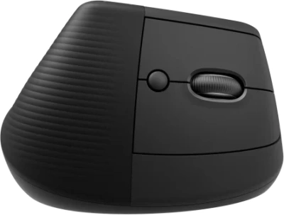 Мышь Logitech Lift графитовый оптическая 4000dpi silent беспров. BT/Radio USB для ноутбука 5but (910-006485)