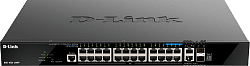 Коммутатор D-Link DGS-1520-28MP/A1A (L3) 24x1Гбит/с 2x10Гбит/с 4x2.5Гбит/с 2SFP+ 24PoE+ 370W управляемый
