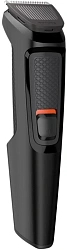 Триммер Philips Series 3000 MG3710/33 черный (насадок в компл:6шт)