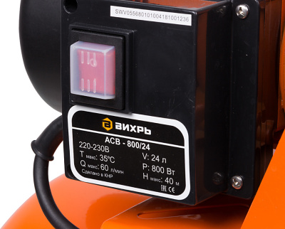 Насосная станция напорный Вихрь АСВ- 800/24 800Вт 3600л/час (68/1/1)