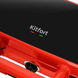 Вафельница Kitfort КТ-4698 1200Вт красный/черный