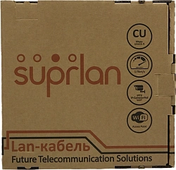 Кабель сетевой информационный Suprlan Premium 01-1032-1 кат.5E FTP 4 пары 24AWG LSZH внутренний 305м серый