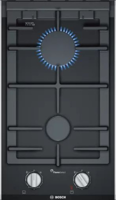 Газовая варочная поверхность Bosch PRB3A6D70M черный