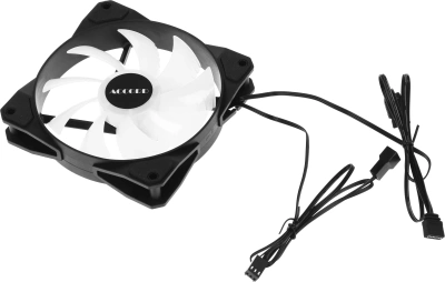 Вентилятор для корпуса Accord ACC-XF12 ARGB 120х120x25 черный 3-pin 23.7дБ (ACC-XF12 ARGB BLACK) brown box