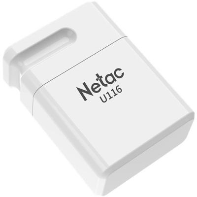 Флеш Диск Netac 128GB U116 NT03U116N-128G-32WH USB3.2 белый