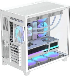 Корпус Formula Crystal U2 белый без БП ATX 1xUSB2.0 1xUSB3.0 1xUSB3.1 audio bott PSU