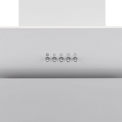 Вытяжка каминная Krona Fiona 600 PB белый управление: кнопочное (1 мотор)