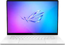 Ноутбук Asus ROG Zephyrus G16 GA605WI-QR111 Ryzen AI 9 HX 370 32Gb SSD1Tb NVIDIA GeForce RTX4070 8Gb 16" OLED 2.5K (2560x1600) без ОС white WiFi BT Cam Bag (90NR0J92-M00760)