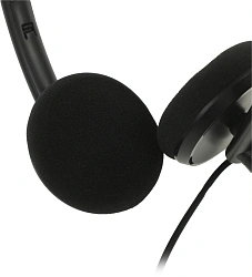 Наушники с микрофоном Creative HS-220 черный 2.4м накладные USB оголовье (51EF1070AA000)