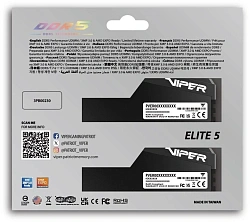 Память DDR5 2x16GB 6000MHz Patriot VEU532G6028K Viper Elite 5 Ultra RTL Gaming PC5-48000 CL28 DIMM 288-pin 1.4В kit single rank с радиатором Ret