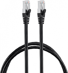 Патч-корд Buro BU-7-1.5M STP 4 пары cat.7 CCA molded 1.5м черный RJ-45 (m)-RJ-45 (m)