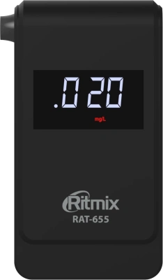 Алкотестер Ritmix RAT-655 электрохимический черный