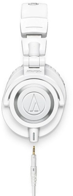 Наушники мониторные Audio-Technica ATH-M50X 1.2м белый проводные оголовье (15117335)