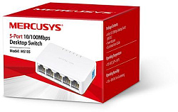 Коммутатор Mercusys MS105 (L2) 5x100Мбит/с неуправляемый