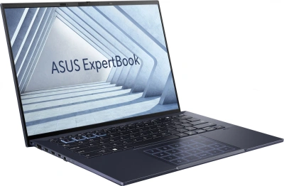 Ноутбук Asus ExpertBook B9 B9403CVAR-KM1219X Core 5 120U 16Gb SSD1Tb Intel Graphics 14" OLED WQXGA+ (2880x1800) Windows 11 Pro black WiFi BT Cam Bag (90NX05W1-M01LY0)