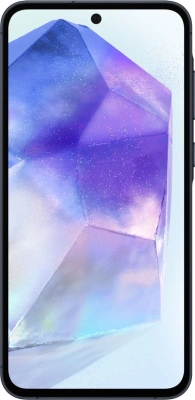 Смартфон Samsung SM-A556E Galaxy A55 5G 128Gb 8Gb темно-синий моноблок 3G 4G 2Sim 6.6" 1080x2340 Android 14 50Mpix 802.11 a/b/g/n/ac/ax NFC GPS GSM900/1800 GSM1900 Protect microSD max1024Gb