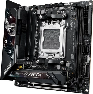Материнская плата Asus ROG STRIX B850-I GAMING WIFI SocketAM5 AMD B850 2xDDR5 mini-ITX AC`97 8ch(7.1) 2.5Gg RAID+HDMI