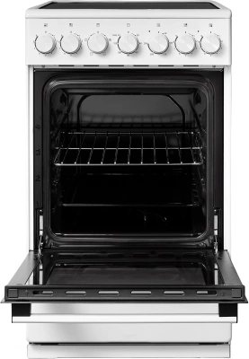 Плита Электрическая Midea MFO-M4E20T4E(WH) белый/черный стеклокерамика (без крышки)