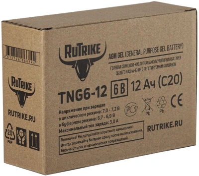 Батарея для ИБП Rutrike TNG6-12 6В 12Ач