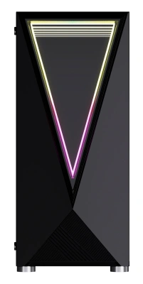 Корпус GMNG GG-CC100 черный без БП ATX 5x120mm 2xUSB2.0 1xUSB3.0 audio bott PSU