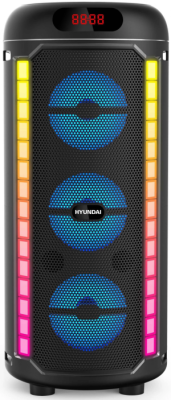 Минисистема Hyundai H-MC1221 черный 15Вт FM USB BT SD/MMC
