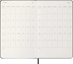 Ежедневник Moleskine CLASSIC Large 130х210мм 400стр. черный