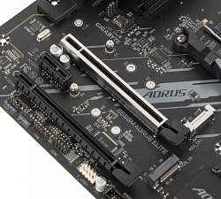 Материнская плата Gigabyte B550M AORUS ELITE Soc-AM4 AMD B550 4xDDR4 mATX AC`97 8ch(7.1) GbLAN RAID+DVI+HDMI