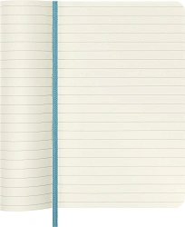 Блокнот Moleskine CLASSIC SOFT QP611B35 Pocket 90x140мм 192стр. линейка мягкая обложка голубой