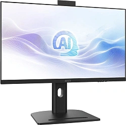 Моноблок MSI Modern AM273QP AI 1UM-003XRU 27" WQHD Core Ultra 7 155U (1.7) 16Gb SSD1Tb Graphics CR без ОС 2.5Gigabit WiFi BT 120W клавиатура мышь Cam черный 2560x1440