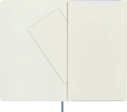 Блокнот Moleskine CLASSIC SOFT QP616B42 Large 130х210мм 192стр. линейка мягкая обложка голубая гортензия