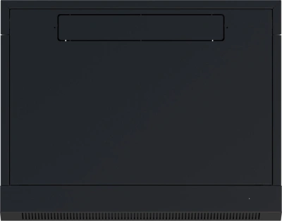 Шкаф коммутационный NTSS NTSS-W12U6045GS (NTSS-W12U6045GS-BL) настенный 12U 570x450мм пер.дв.стекл 60кг черный 350мм 22.2кг 220град. 635мм IP20 сталь