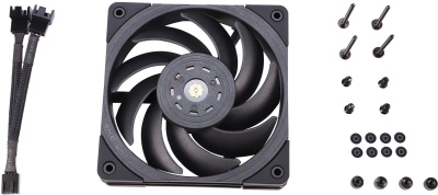 Вентилятор для корпуса Thermalright TL-B12 120х120x25.6 черный 4-pin 28.1дБ Ret