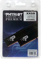Память DDR4 2x8GB 3200MHz Patriot PSP416G3200KH1 Signature RTL PC4-25600 CL22 DIMM 288-pin 1.2В kit с радиатором Ret