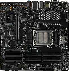 Материнская плата MSI PRO B650M-P Socket AM5 AMD B650 4xDDR5 mATX AC`97 8ch(7.1) 2.5Gg RAID+VGA+HDMI+DP