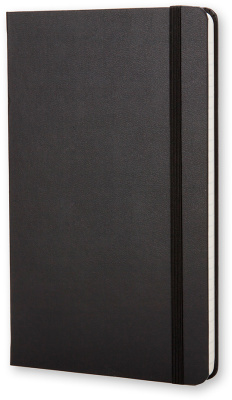 Блокнот Moleskine CLASSIC MM710 Pocket 90x140мм 192стр. линейка твердая обложка черный