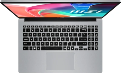 Ноутбук MSI Modern 15 F13MG-202XRU Core i7 1355U 16Gb SSD1Tb Intel Iris Xe graphics 15.6" IPS FHD (1920x1080) FreeDOS silver WiFi BT Cam (9S7-15S122-202)