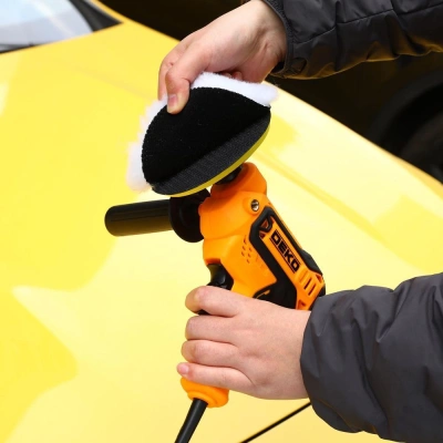 Полировальная машина Deko PDK-1100 1100Вт 3000об/мин рез.шпин.:M14 d=125мм (085-1063)