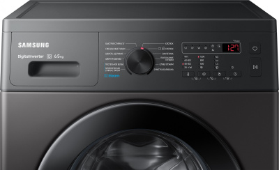 Стиральная машина Samsung WW65AG4S20CXLP класс: A загр.фронтальная макс.:6.5кг темно-серый инвертер