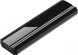 Накопитель SSD Netac USB-C 2TB NT01ZX10-002T-32BK ZX10 черный