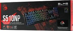 Клавиатура A4Tech S510NP механическая черный USB for gamer LED (S510NP (PUDDING BLACK)) кабель 1.8м
