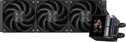 Система водяного охлаждения PcCooler DS360 Display ARGB Soc-AM5/AM4/1200/1700/1851 черный 4-pin 39.8dB Al LCD 310W Ret (DS360-BKNWXY-GL)