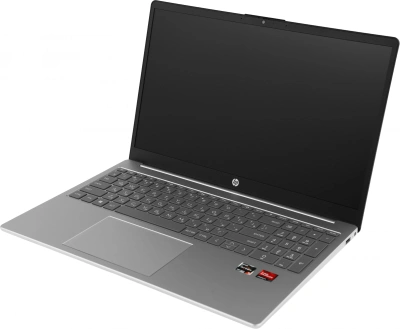 Ноутбук HP 15-fc0003nia Ryzen 5 7520U 8Gb SSD512Gb AMD Radeon 610M 15.6" IPS FHD (1920x1080) FreeDOS silver WiFi BT Cam (7K2M6EA)