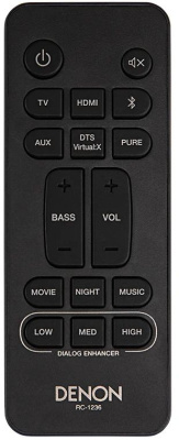 Саундбар Denon DHTS216BKE2 2.1 120Вт черный