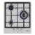Газовая варочная поверхность HomsAir HGS433TGCS нержавеющая сталь