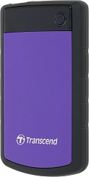 Жесткий диск Transcend USB3.0 1TB TS1TSJ25H3P StoreJet 25H3P (5400rpm) 2.5" фиолетовый