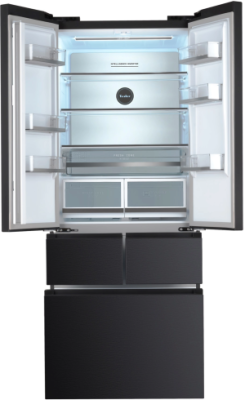 Холодильник Tesler RFD-427BI 2-хкамерн. графит глянц. инвертер