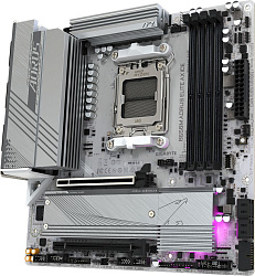 Материнская плата Gigabyte B650M A ELITE AX ICE Socket AM5 AMD B650 4xDDR5 mATX AC`97 8ch(7.1) 2.5Gg RAID+HDMI+DP
