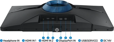 Монитор Samsung 25" Odyssey G4 S25BG400EUXEN черный IPS LED 16:9 HDMI полуматовая HAS Piv 400cd 178гр/178гр 1920x1080 240Hz DP FHD 4.5кг